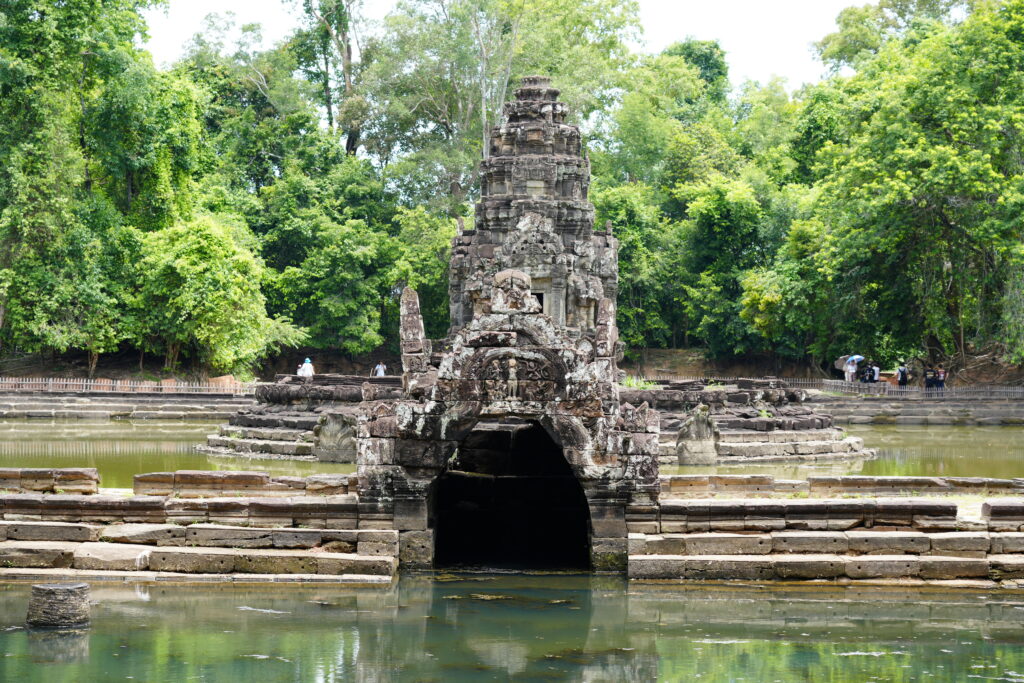 Neak Pean shrine reflection