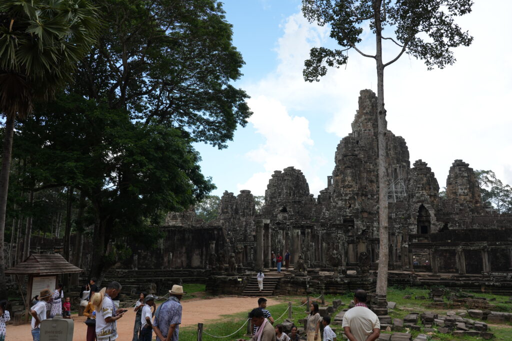 Bayon temple wide view