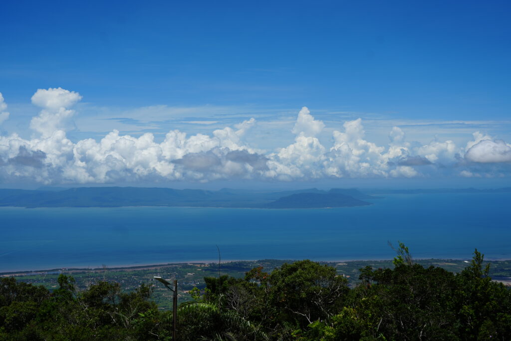 Cumulus over island bay