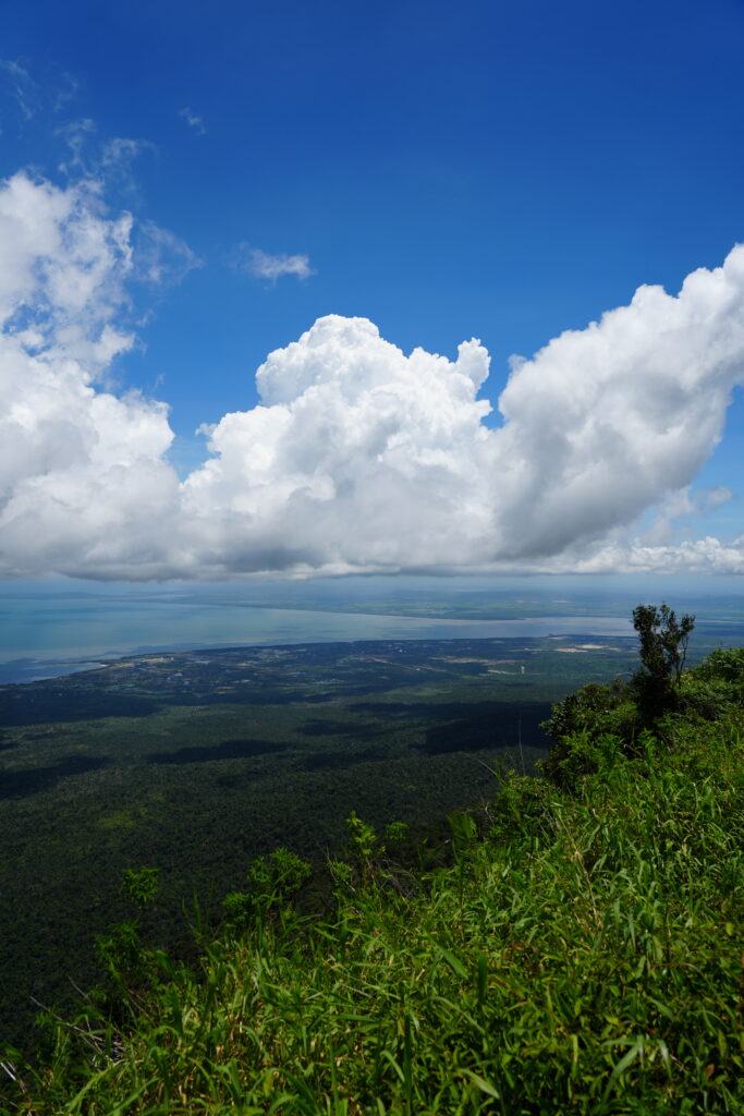 Towering cumulus over gulf